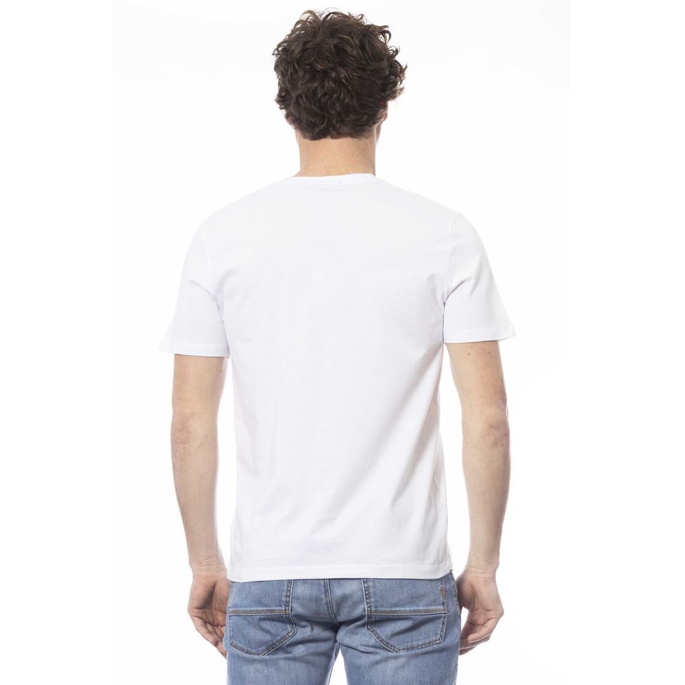 Ungaro Sport White Cotton Men T-Shirt - Sandy Store ByNet