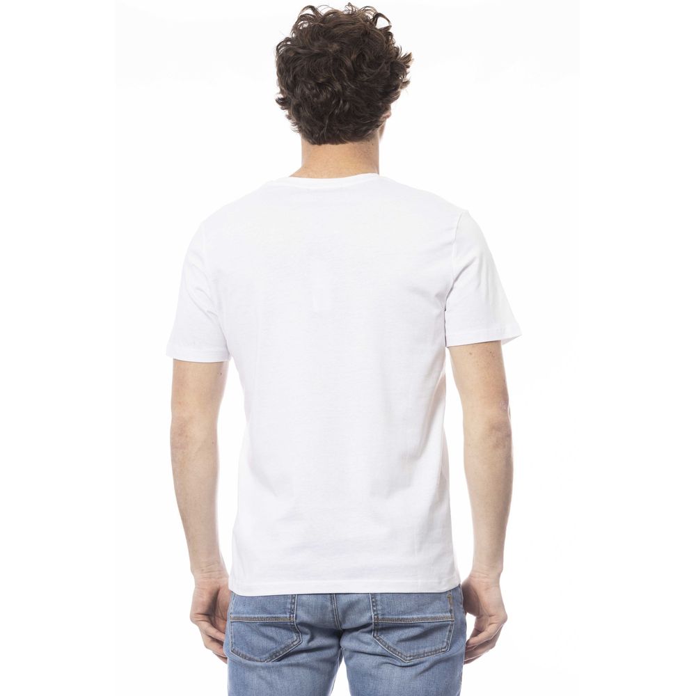 Ungaro Sport White Cotton Men T-Shirt - Sandy Store ByNet
