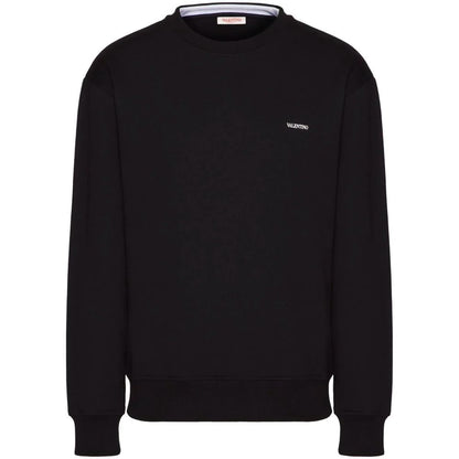 Valentino Black Cotton Sweater - Sandy Store ByNet