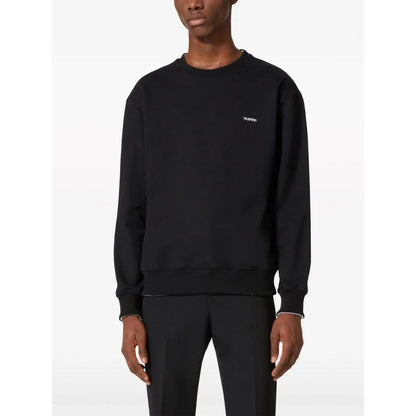 Valentino Black Cotton Sweater - Sandy Store ByNet