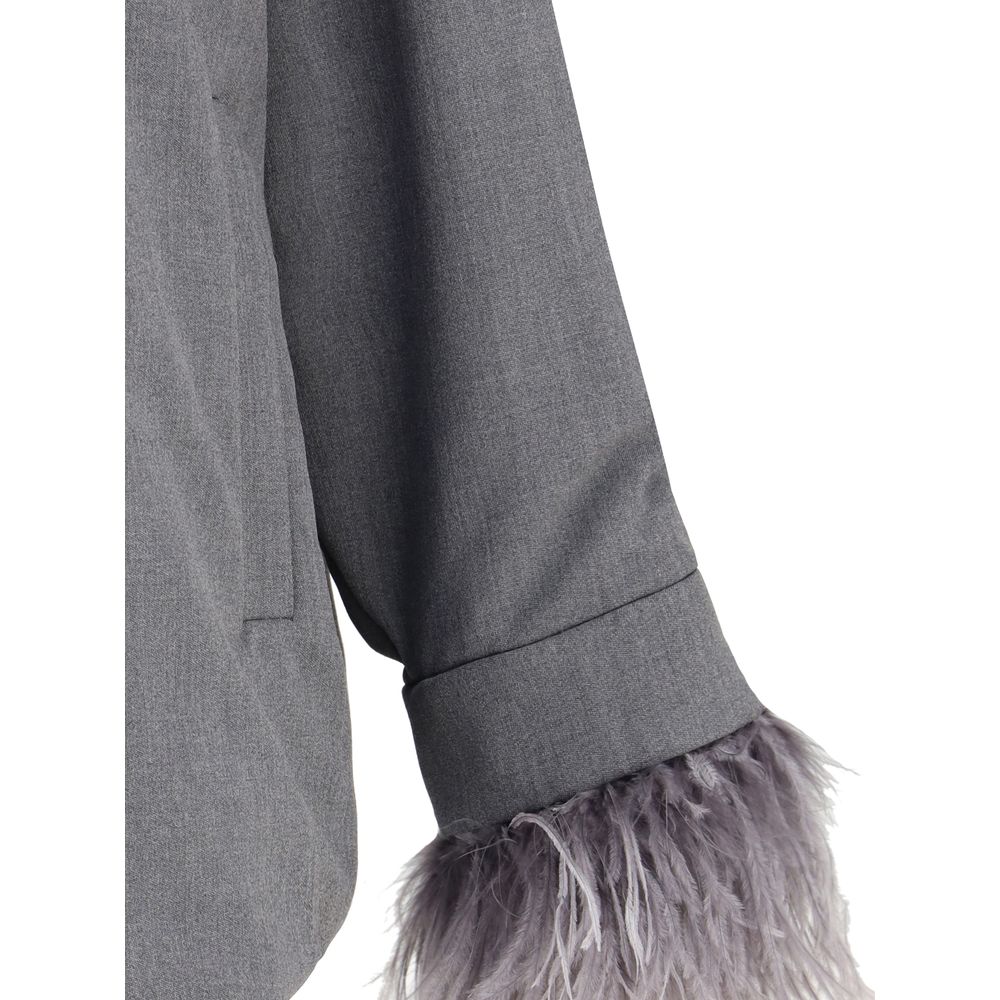 Valentino Feather Jacket – 50 par Valentino | Disponible sur Sandy Store ByNet