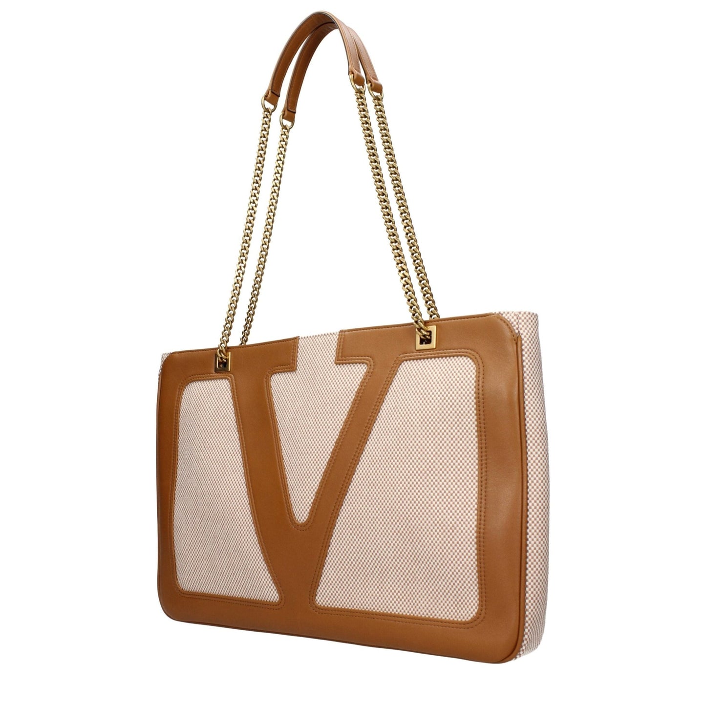 Valentino Garavani Beige Fabric Shoulder Bags – par Valentino Garavani | Disponible sur Sandy Store ByNet