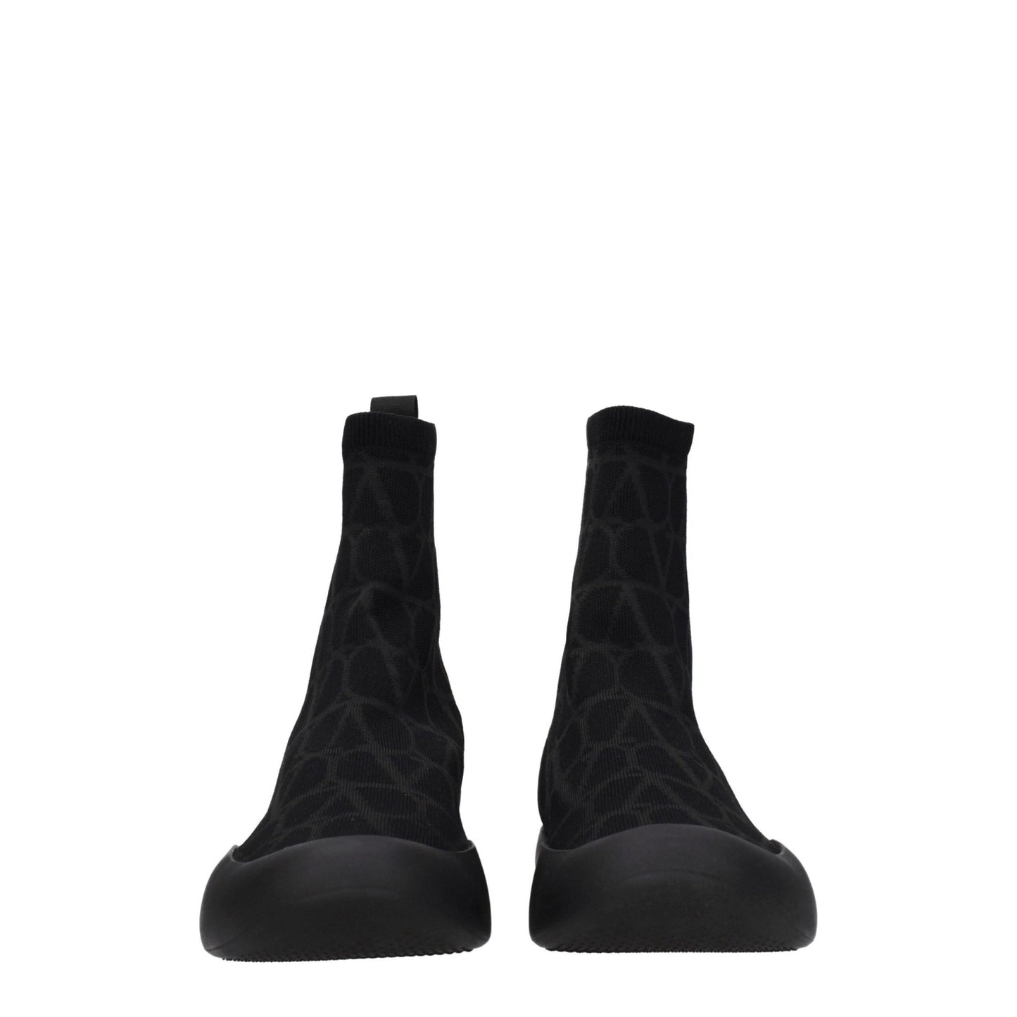 Valentino Garavani Black Fabric High Tops – EU39.5/US6.5 par Valentino Garavani | Disponible sur Sandy Store ByNet