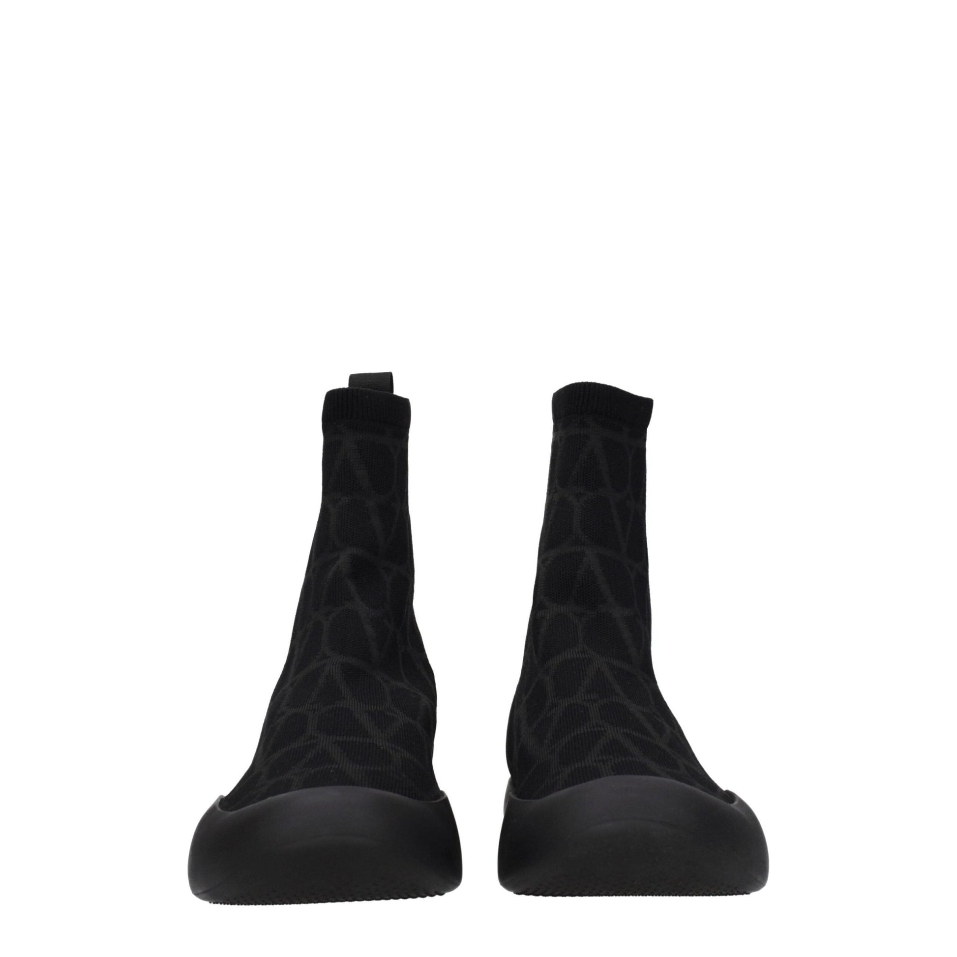 Valentino Garavani Black Fabric High Tops – EU39.5/US6.5 par Valentino Garavani | Disponible sur Sandy Store ByNet