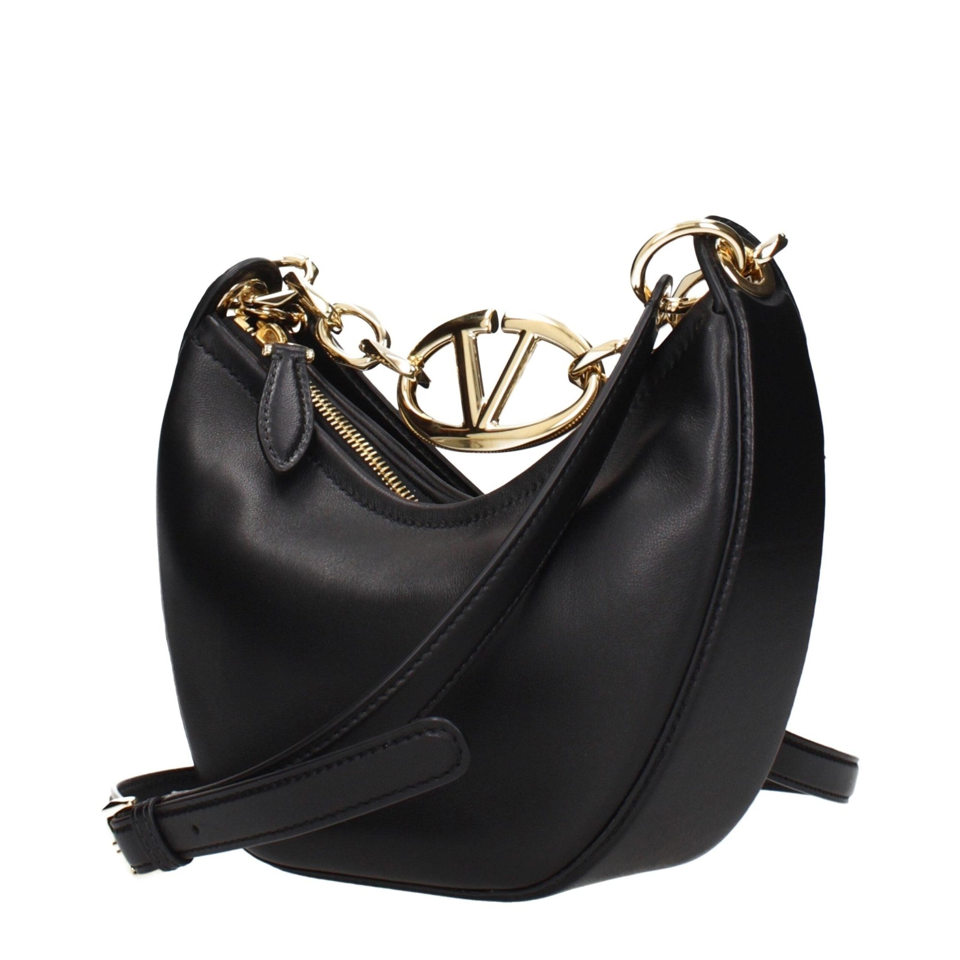 Valentino Garavani Black Leather Handbags – par Valentino Garavani | Disponible sur Sandy Store ByNet