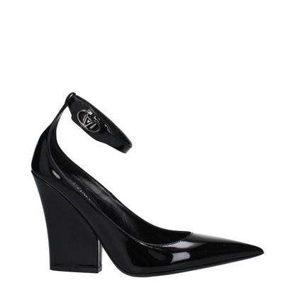 Valentino Garavani Black Leather Platforms Pumps – EU39/US9 par Valentino Garavani | Disponible sur Sandy Store ByNet