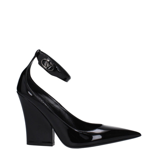 Valentino Garavani Black Leather Platforms Pumps – EU39/US9 par Valentino Garavani | Disponible sur Sandy Store ByNet