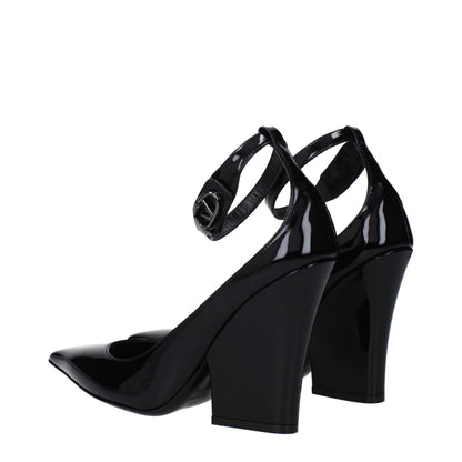 Valentino Garavani Black Leather Platforms Pumps – EU39/US9 par Valentino Garavani | Disponible sur Sandy Store ByNet
