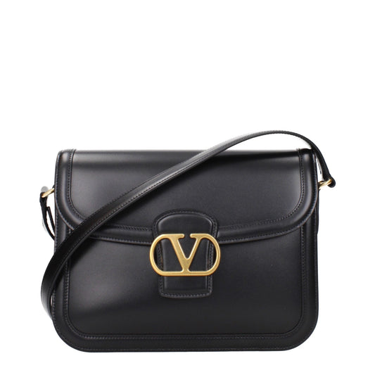 Valentino Garavani Black Leather Shoulder Bags – par Valentino Garavani | Disponible sur Sandy Store ByNet
