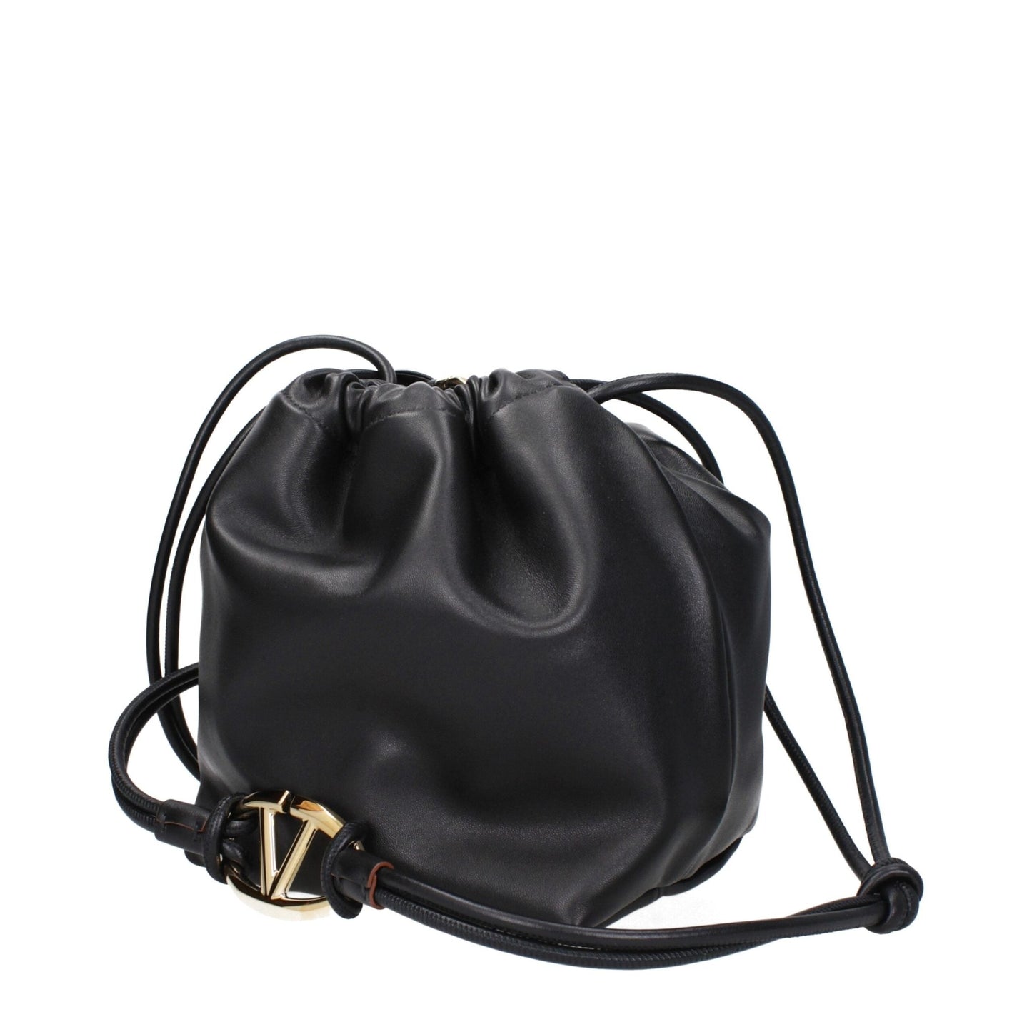 Valentino Garavani Black Leather Shoulder Bags – par Valentino Garavani | Disponible sur Sandy Store ByNet