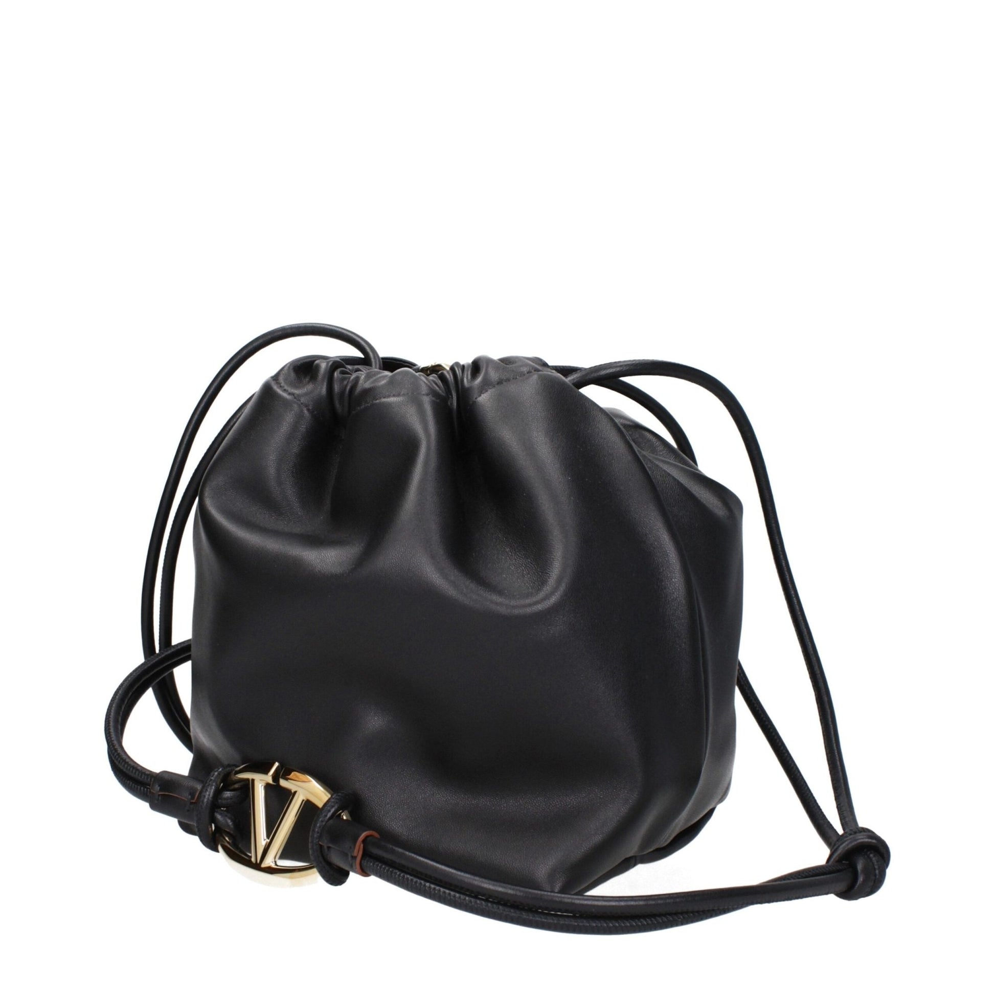 Valentino Garavani Black Leather Shoulder Bags – par Valentino Garavani | Disponible sur Sandy Store ByNet