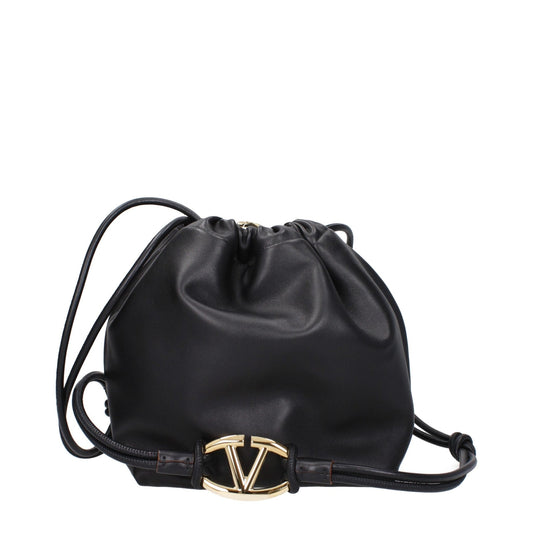 Valentino Garavani Black Leather Shoulder Bags – par Valentino Garavani | Disponible sur Sandy Store ByNet