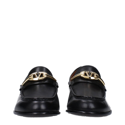 Valentino Garavani Black Leather Slip - On Loafers – EU38/US8 par Valentino Garavani | Disponible sur Sandy Store ByNet