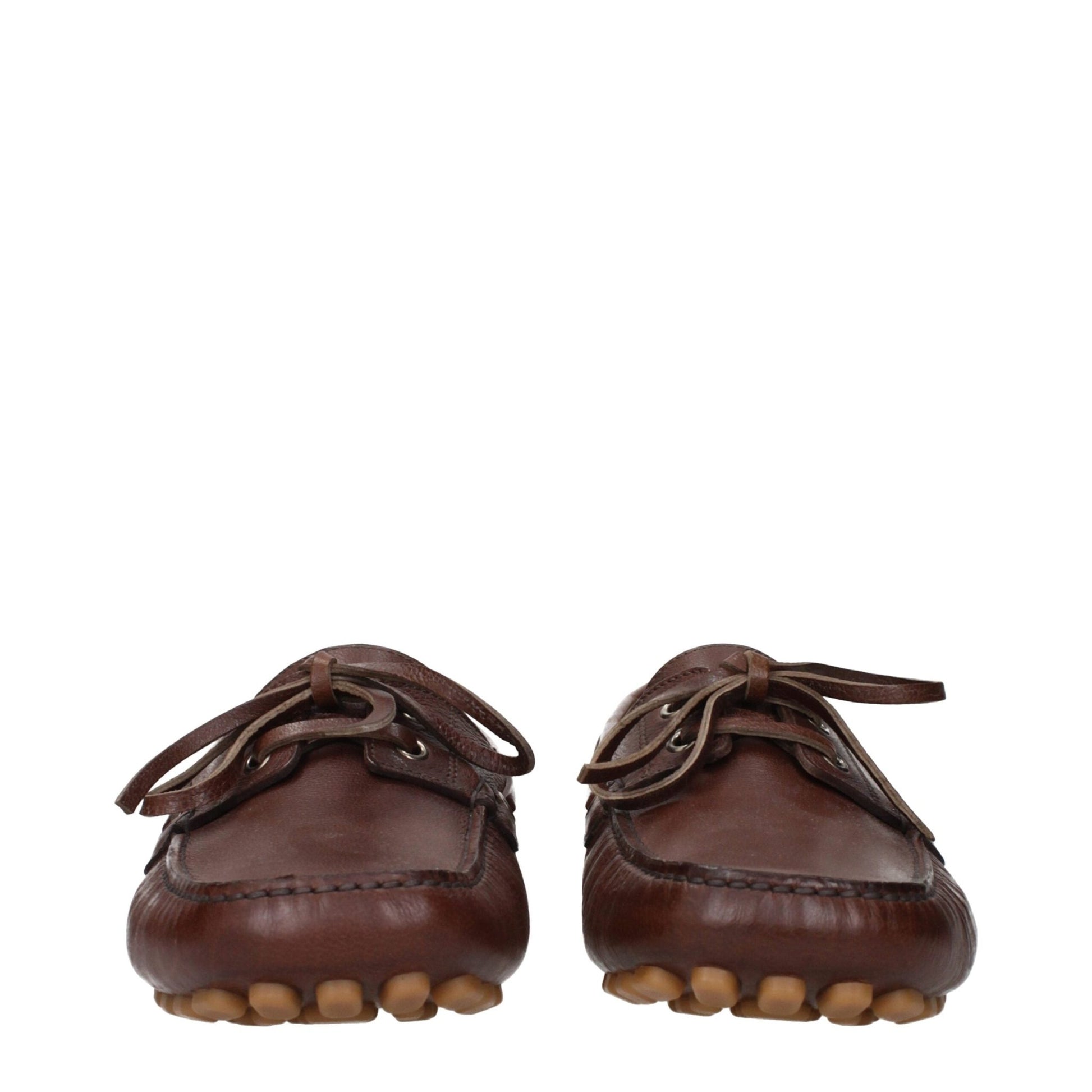 Valentino Garavani Brown Leather Slip - On Loafers – EU40/US7 par Valentino Garavani | Disponible sur Sandy Store ByNet