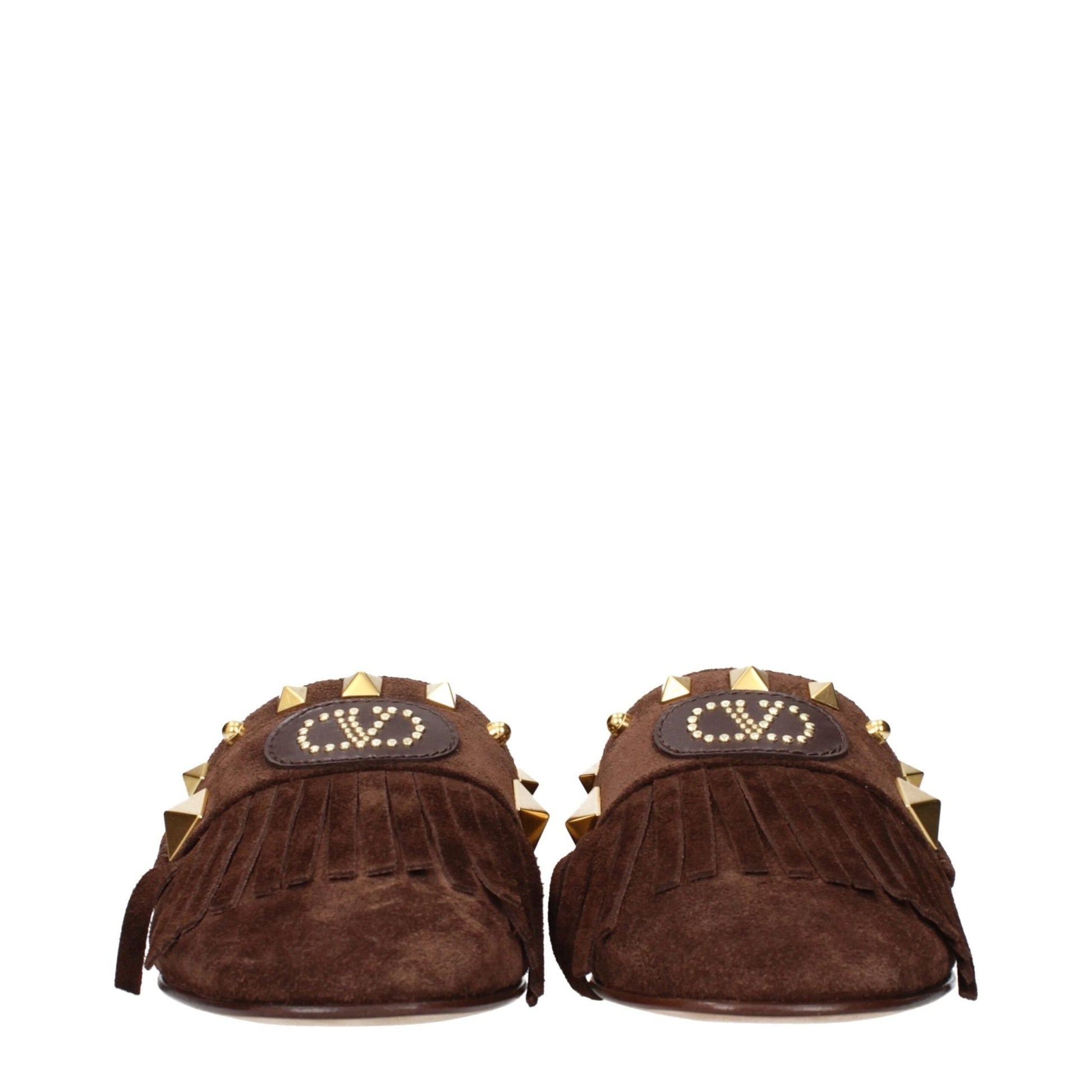 Valentino Garavani Brown Leather Slippers Sandals – EU36/US6 par Valentino Garavani | Disponible sur Sandy Store ByNet