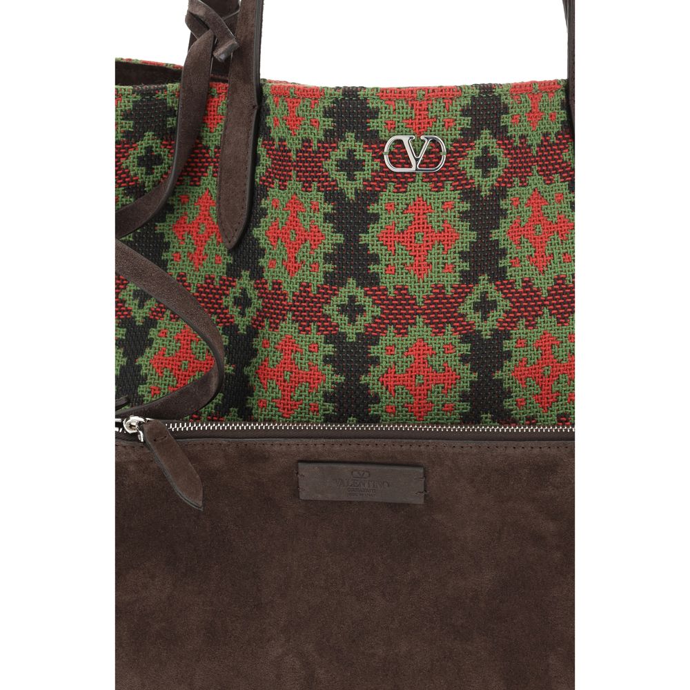 Valentino Garavani Embroidered Nellcote Tote Bag - Sandy Store ByNet