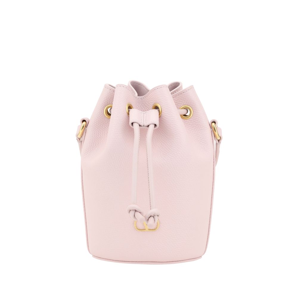 Valentino Garavani Mini Vlogo Drawstring Bucket Bag - Sandy Store ByNet