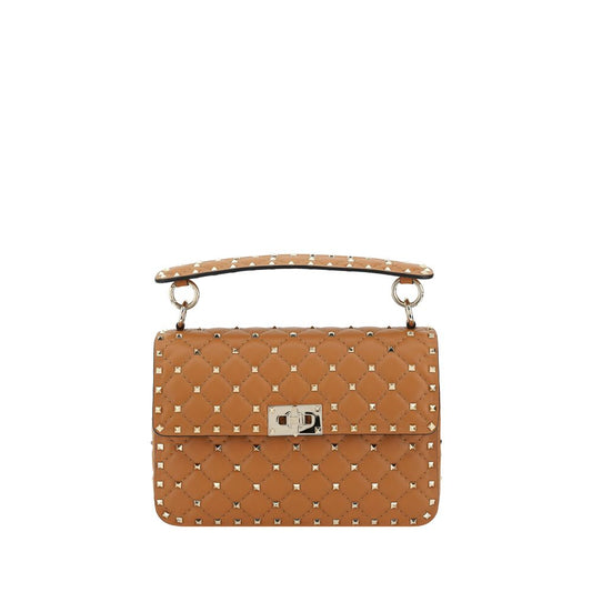 Valentino Garavani Rockstud Spike Leather Shoulder Bag - Sandy Store ByNet