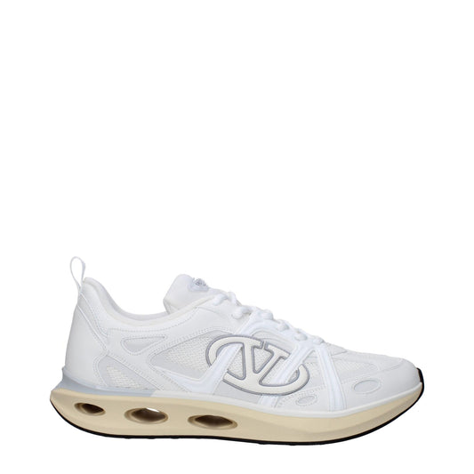 Valentino Garavani White Fabric Athletic Sneakers – EU40/US7 par Valentino Garavani | Disponible sur Sandy Store ByNet