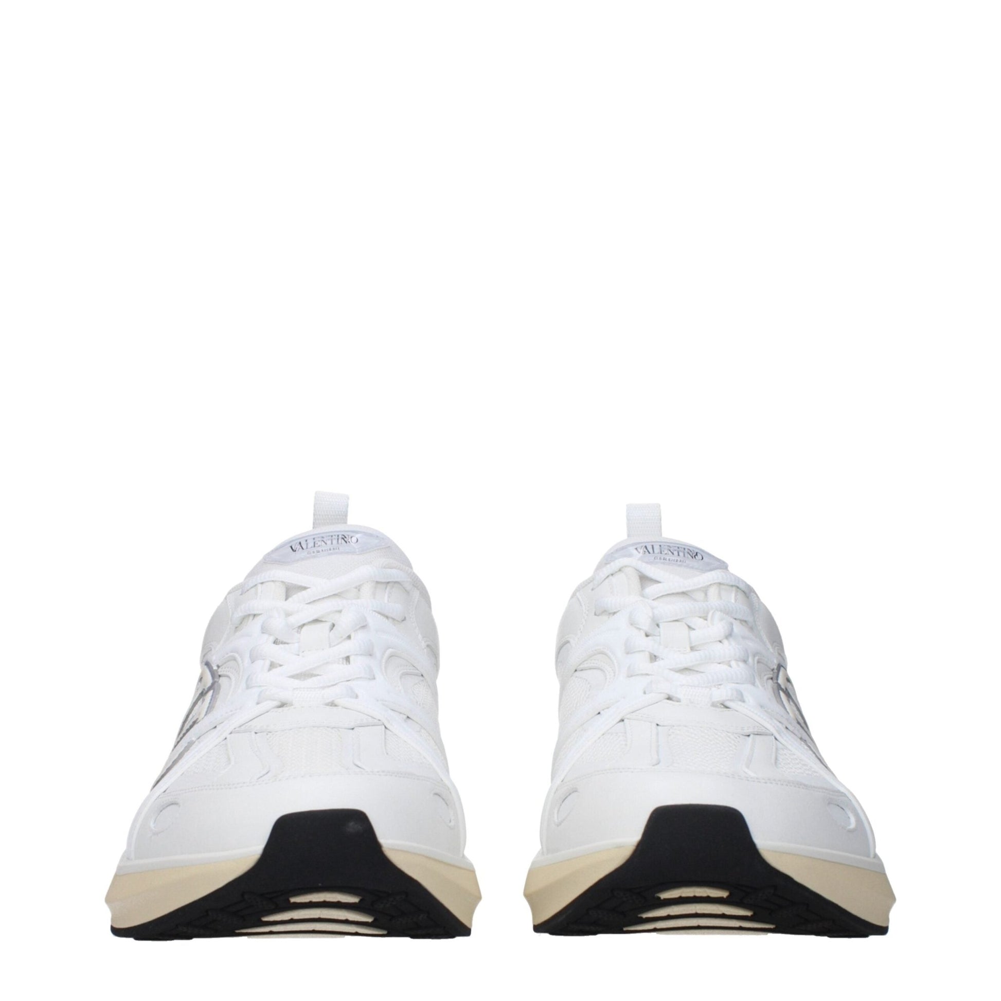 Valentino Garavani White Fabric Athletic Sneakers – EU40/US7 par Valentino Garavani | Disponible sur Sandy Store ByNet