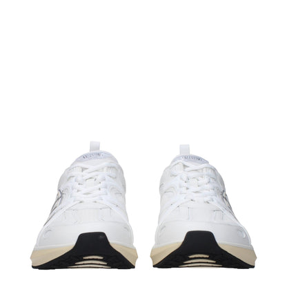 Valentino Garavani White Fabric Athletic Sneakers – EU40/US7 par Valentino Garavani | Disponible sur Sandy Store ByNet