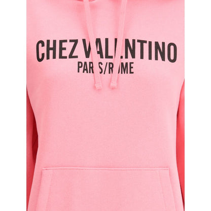 Valentino Logo Cotton Hoodie - Sandy Store ByNet