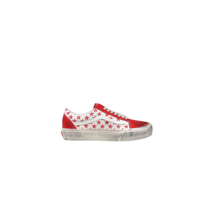 Vans Red Suede Leather Sneaker - Sandy Store ByNet