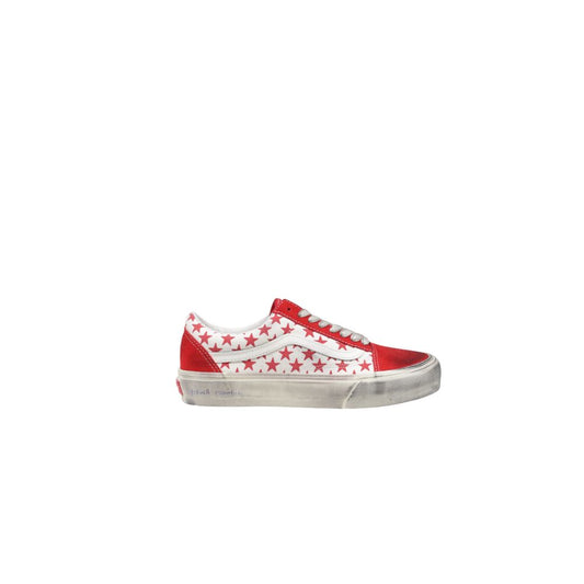 Vans Red Suede Leather Sneaker - Sandy Store ByNet