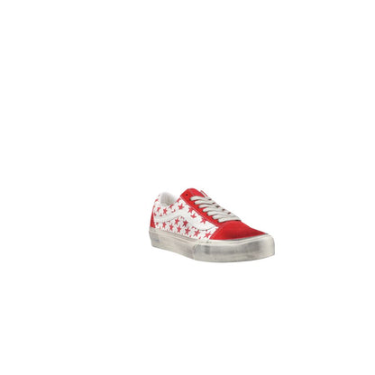Vans Red Suede Leather Sneaker - Sandy Store ByNet