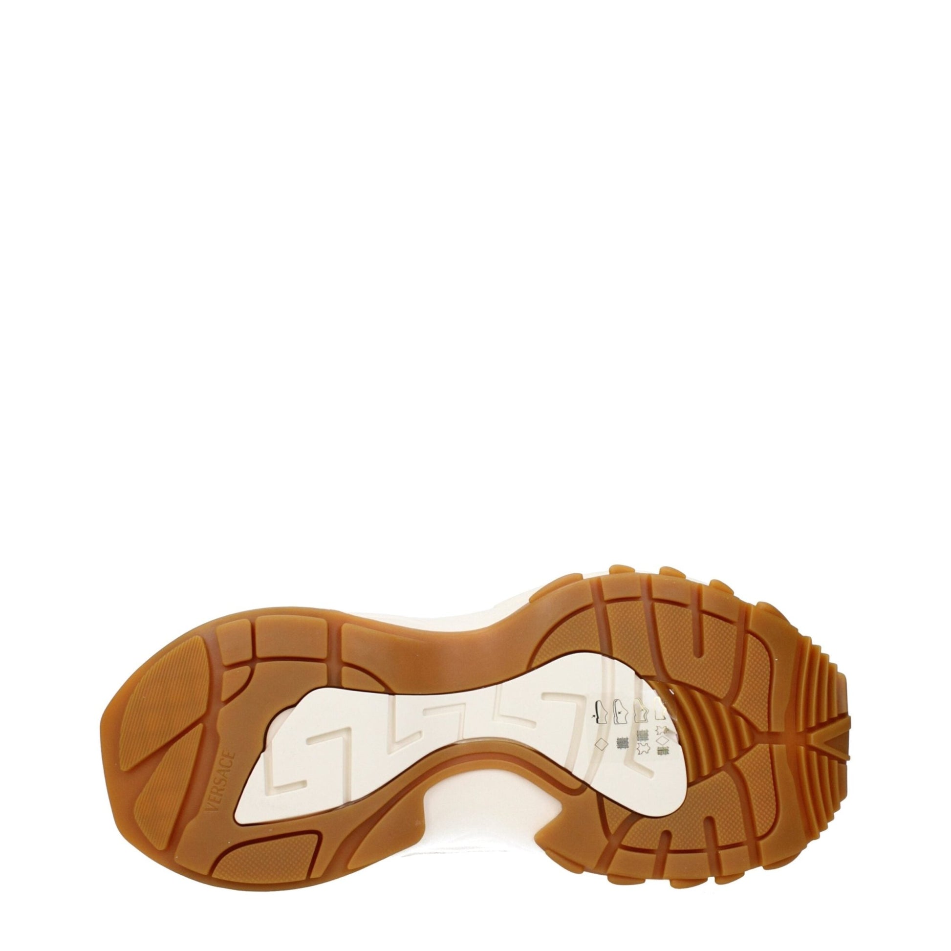 Versace Beige Fabric Chunky Sneakers – EU35/US5 par Versace | Disponible sur Sandy Store ByNet