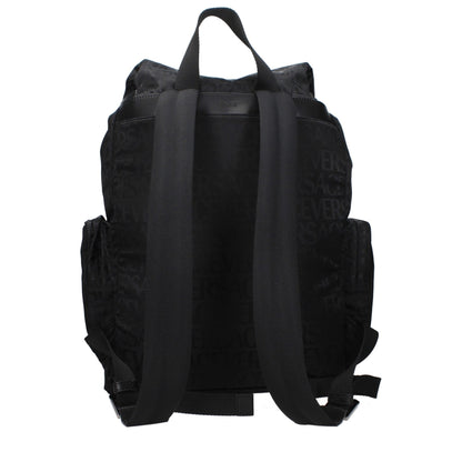 Versace Black Fabric Backpacks – par Versace | Disponible sur Sandy Store ByNet