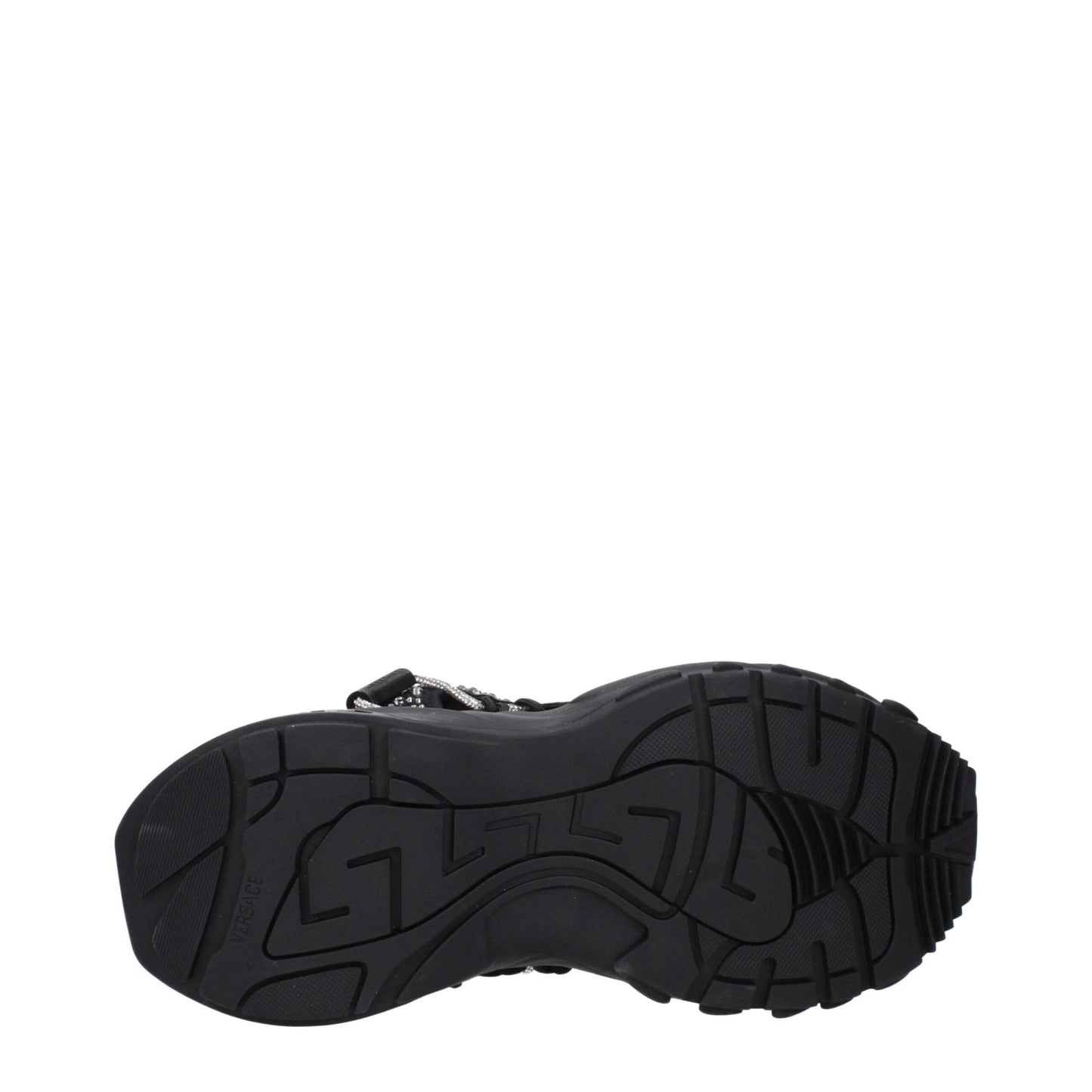 Versace Black Fabric Chunky Sneakers – EU40/US7 par Versace | Disponible sur Sandy Store ByNet