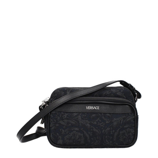Versace Black Fabric Crossbody Bags – par Versace | Disponible sur Sandy Store ByNet
