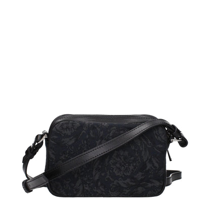 Versace Black Fabric Crossbody Bags – par Versace | Disponible sur Sandy Store ByNet