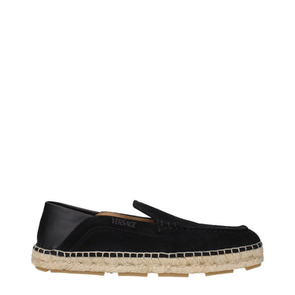 Versace Black Leather Espadrilles – EU41/US8 par Versace | Disponible sur Sandy Store ByNet