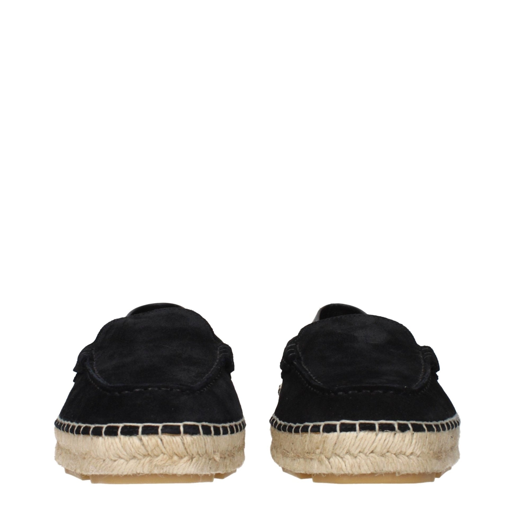 Versace Black Leather Espadrilles – EU41/US8 par Versace | Disponible sur Sandy Store ByNet