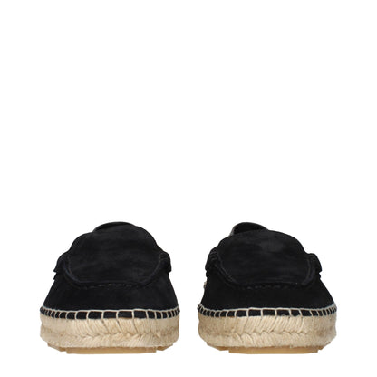 Versace Black Leather Espadrilles – EU41/US8 par Versace | Disponible sur Sandy Store ByNet
