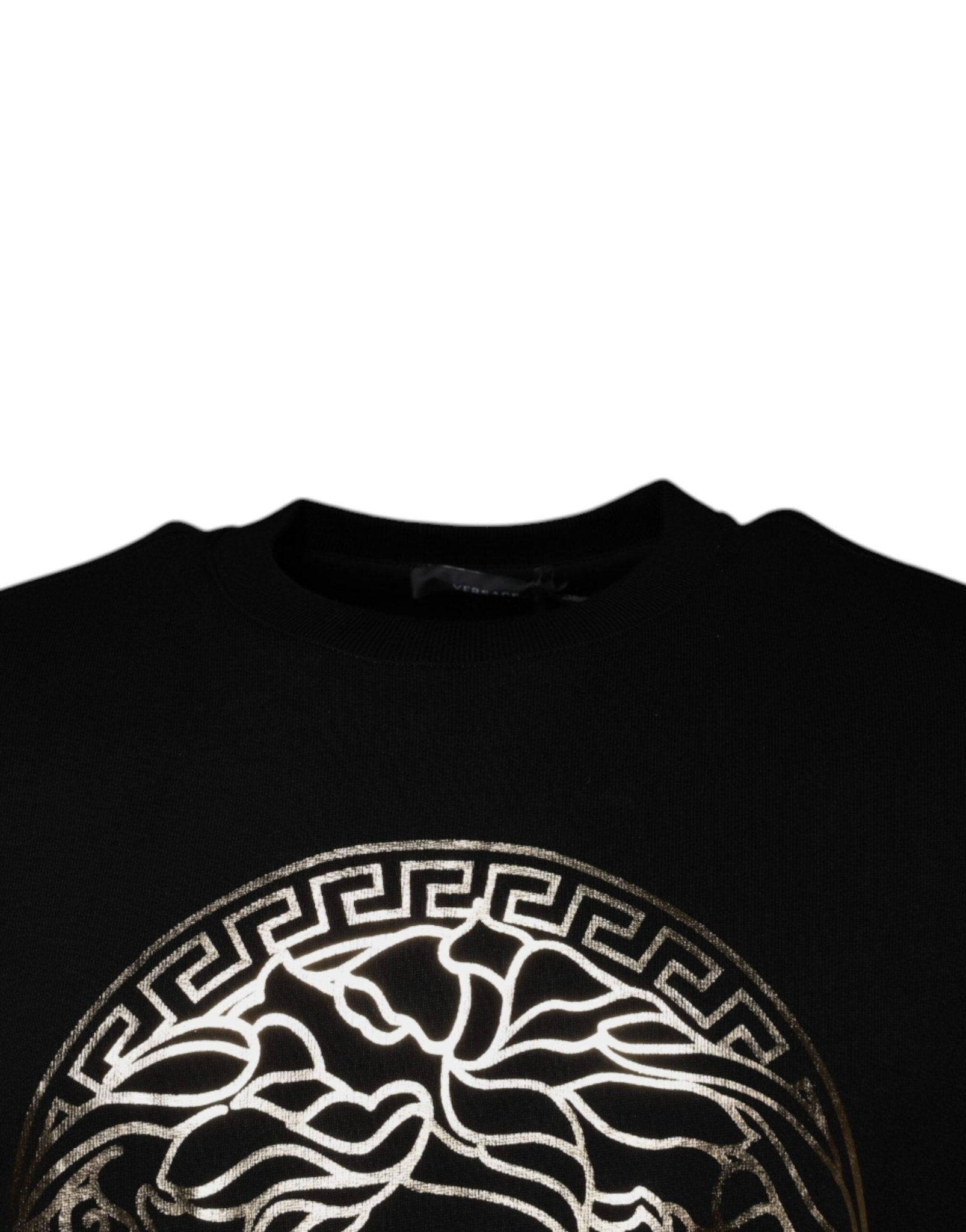 Versace Black Medusa Fleece Men Crew Neck Sweatshirt Sweater - Sandy Store ByNet