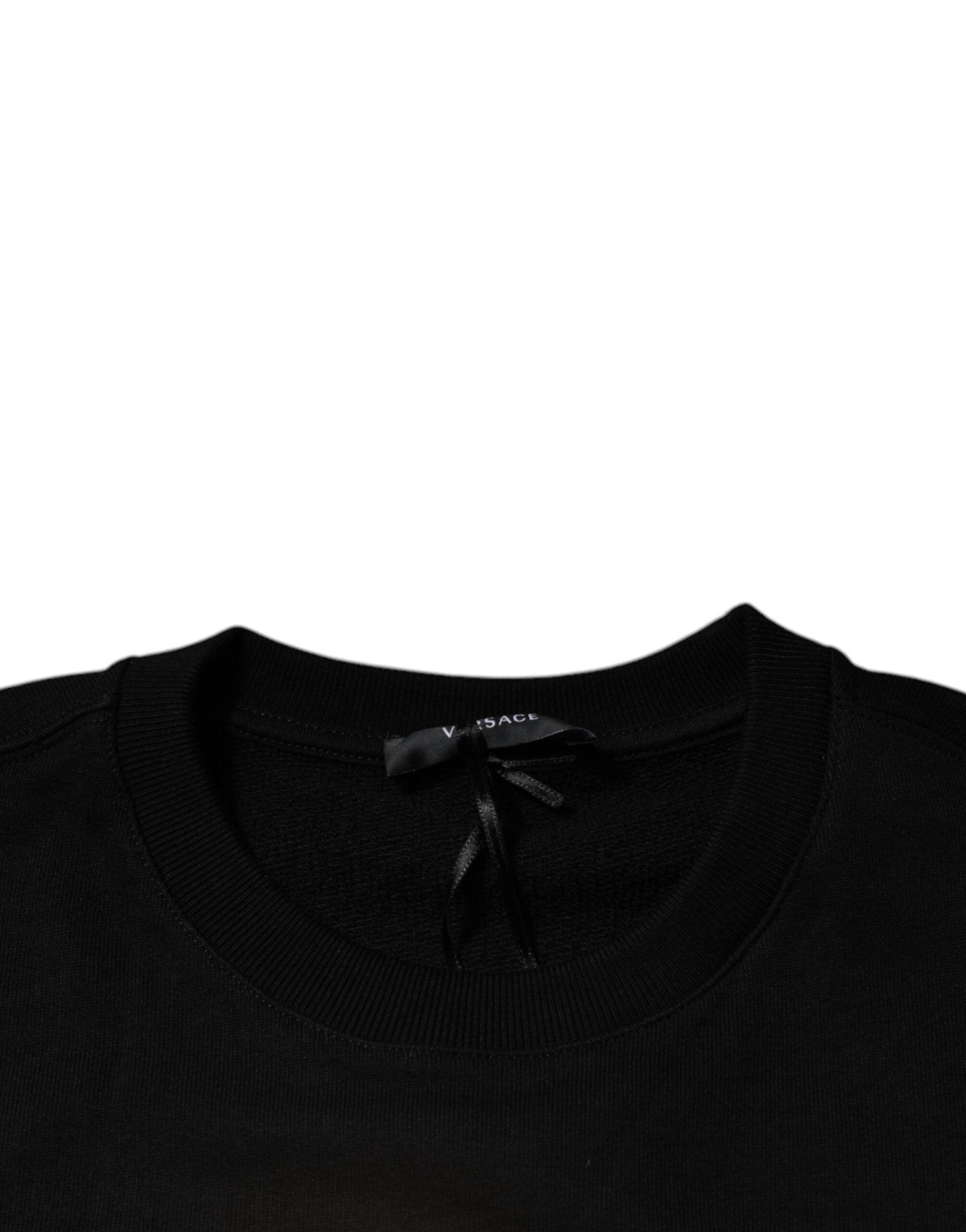 Versace Black Medusa Fleece Men Crew Neck Sweatshirt Sweater - Sandy Store ByNet