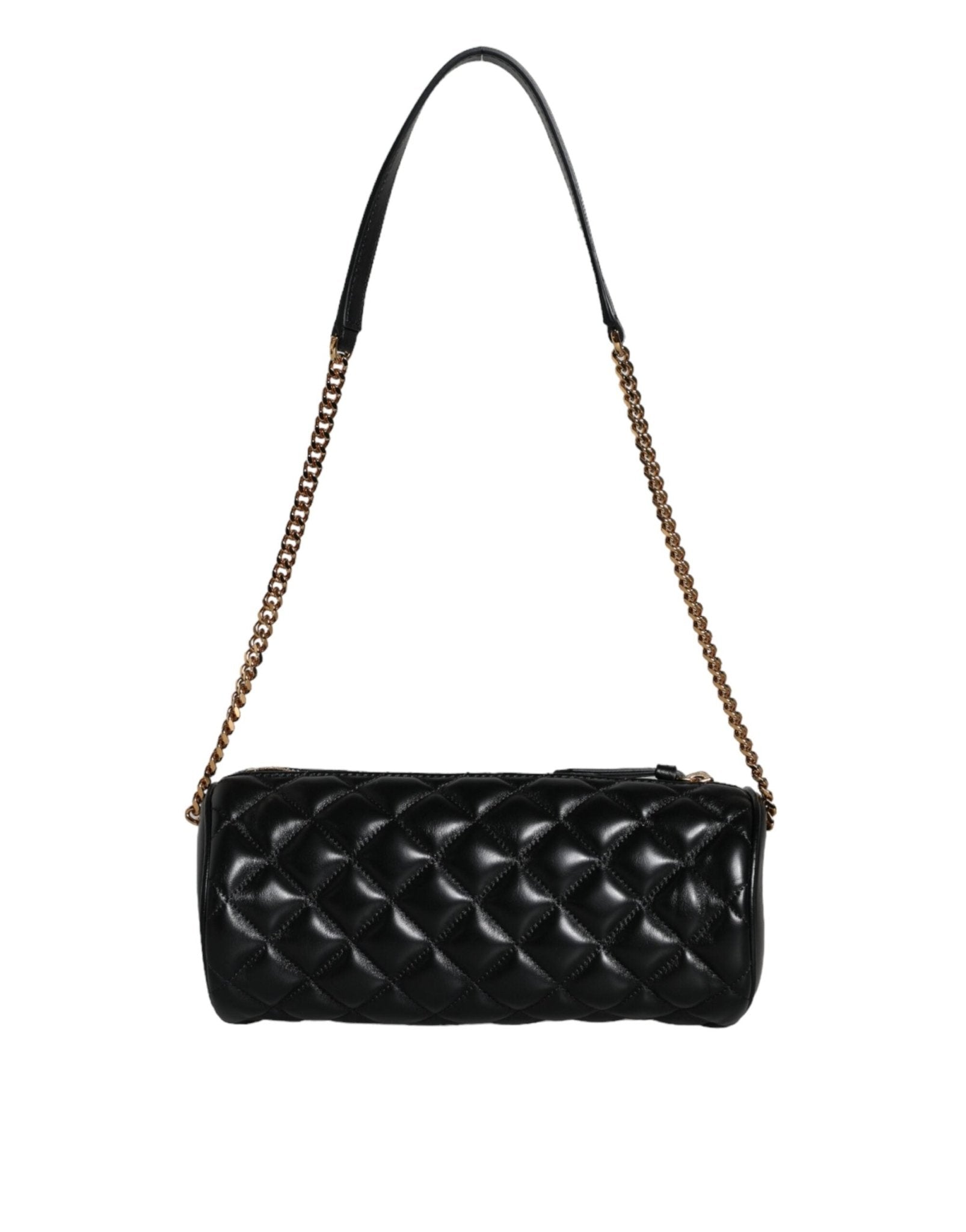 Versace Black Mini Quilted Lambskin Leather Crossbody Sling Bag - Sandy Store ByNet