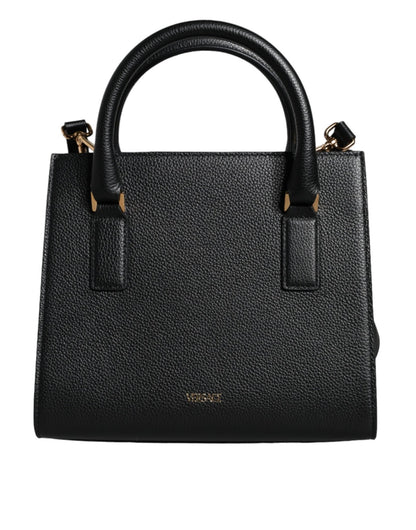 Versace Black Small Leather TopHandle Shoulder Crossbody Bag - Sandy Store ByNet