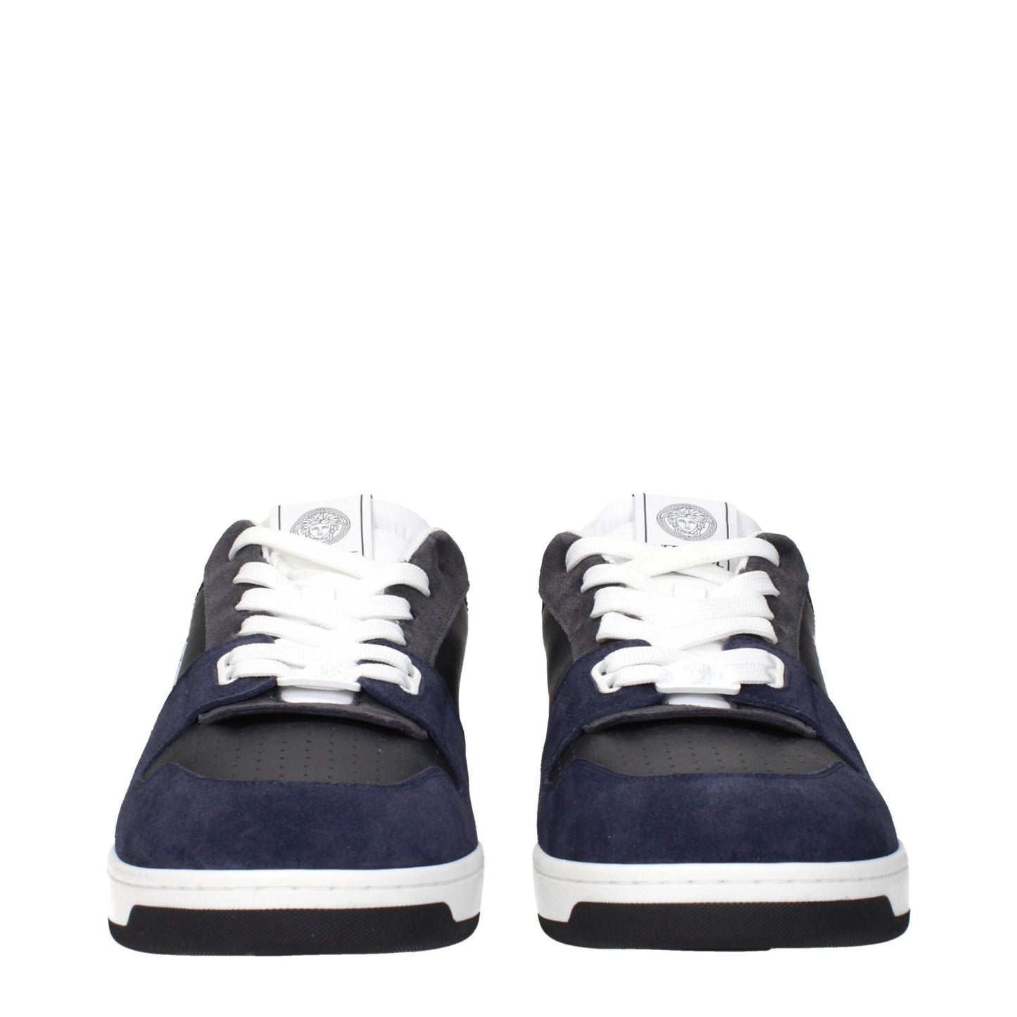 Versace Blue Leather Sneakers – EU46/US13 par Versace | Disponible sur Sandy Store ByNet