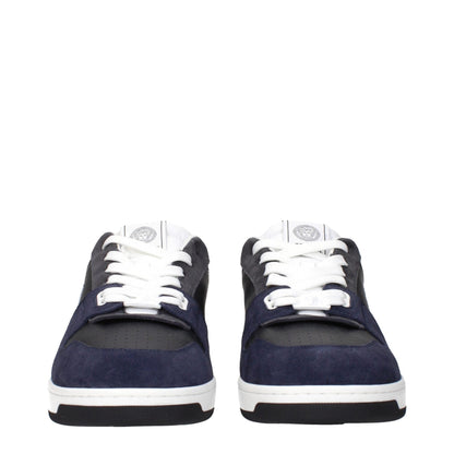 Versace Blue Leather Sneakers – EU46/US13 par Versace | Disponible sur Sandy Store ByNet