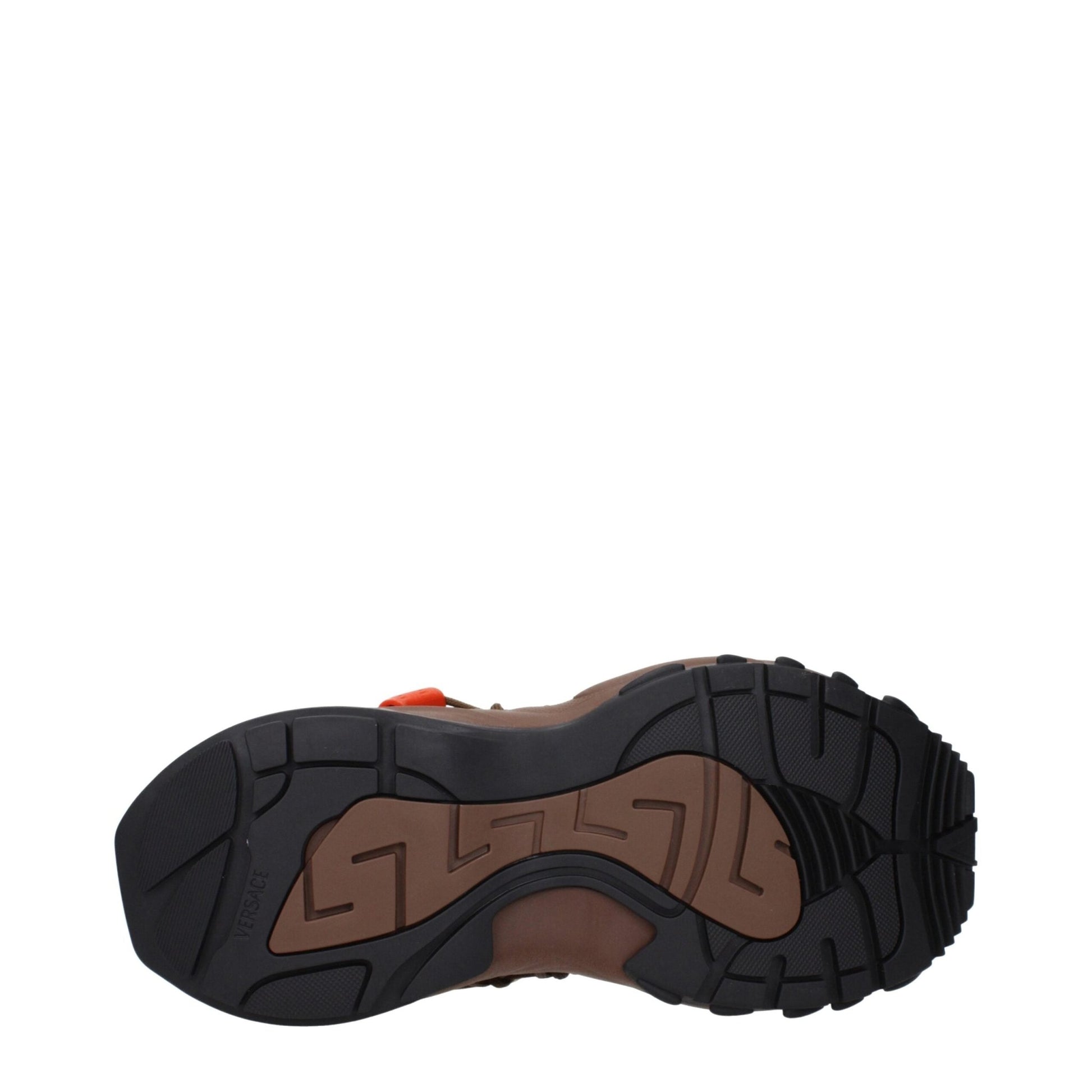 Versace Brown Fabric Athletic Sneakers – EU40/US7 par Versace | Disponible sur Sandy Store ByNet