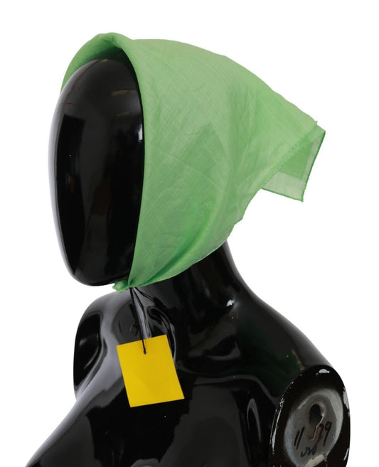 Versace Elegant Apple Green Linen Scarf - Sandy Store ByNet