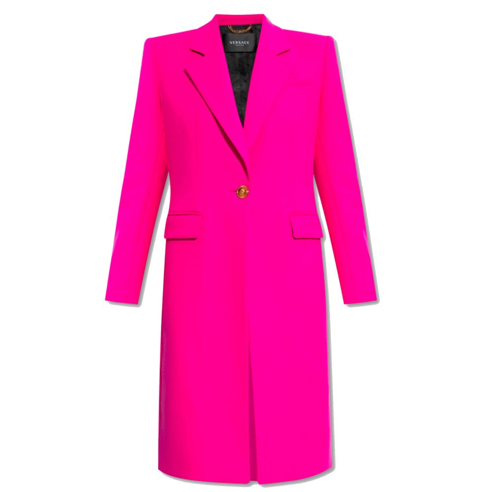Versace Fuchsia Viscose Jackets & Coat - Sandy Store ByNet