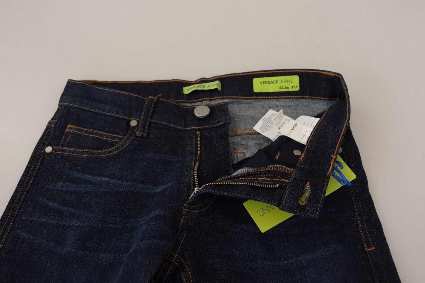 Versace Jeans Elegant Low Waist Skinny Designer Jeans - Sandy Store ByNet