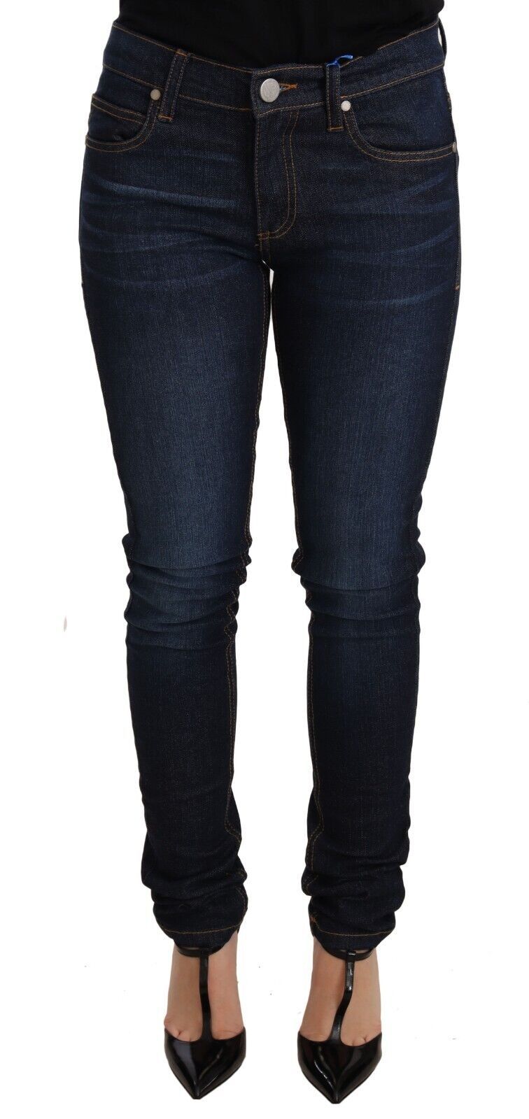Versace Jeans Elegant Low Waist Skinny Designer Jeans - Sandy Store ByNet