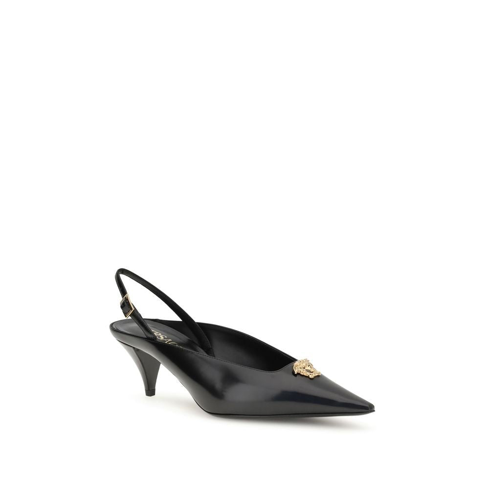 Versace La Medusa slingback Pumps – EU38/US8 par Versace | Disponible sur Sandy Store ByNet