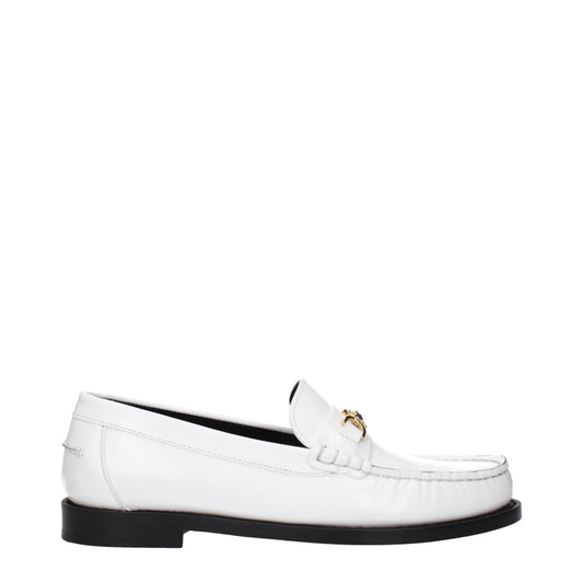 Versace White Leather Slip - On Loafers – EU36/US6 par Versace | Disponible sur Sandy Store ByNet